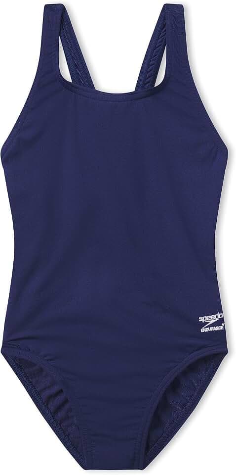 Speedo Girls' Endurance+ Solid Super Pro One Piece Swimsuit