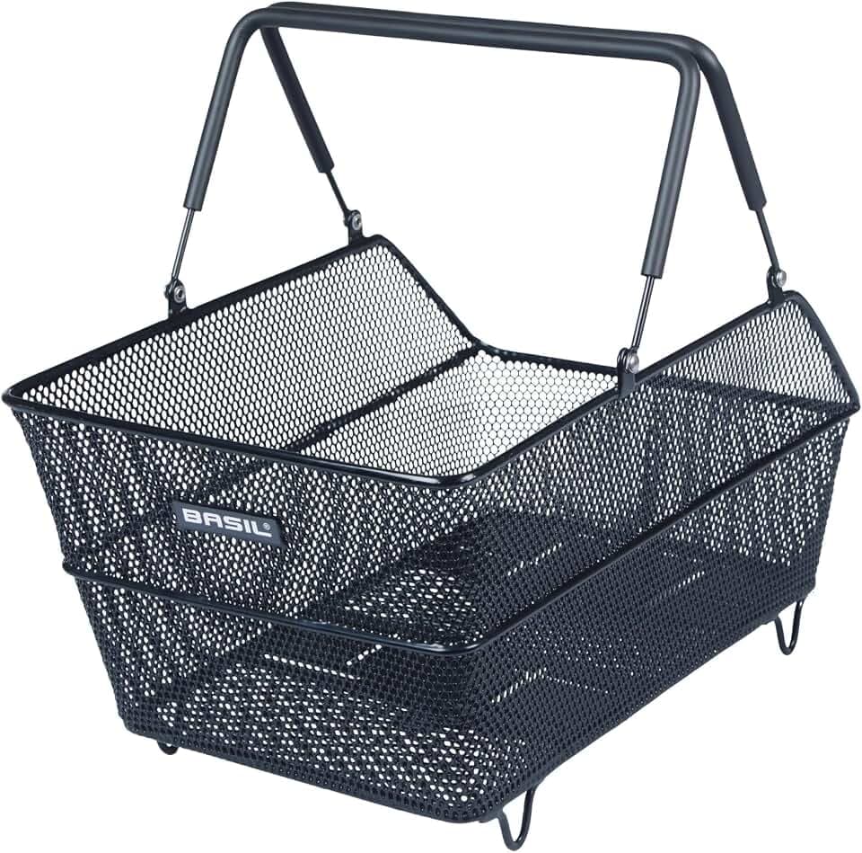 Basil Cento Fahrradkorb - MIK-kompatibel - Multi-System Korb - Schwarz