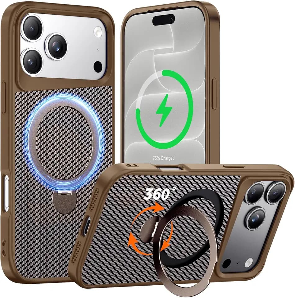 Designed for iPhone 18 Pro Max Case/ 17 Pro Max Case with Stand