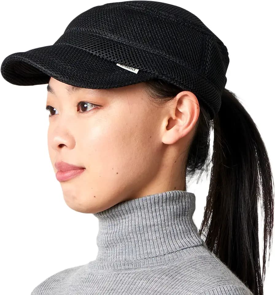CHARM Schirmmütze Herren Baseball Kappe - Basecap Damen Leichte Sommer Mütze im Army Cap Stil Mit Schirm Aus Netz Material