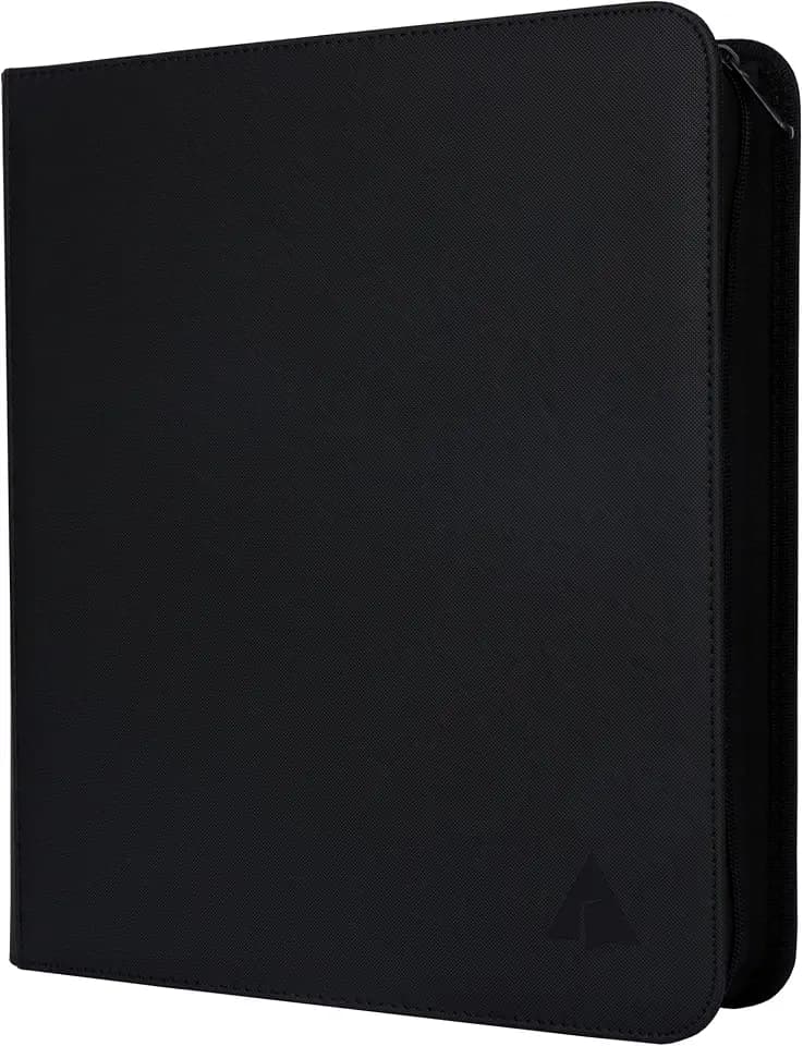 1404 Trading Card Binder, 9-Pocket D-Ring Top Loading Clear Pages