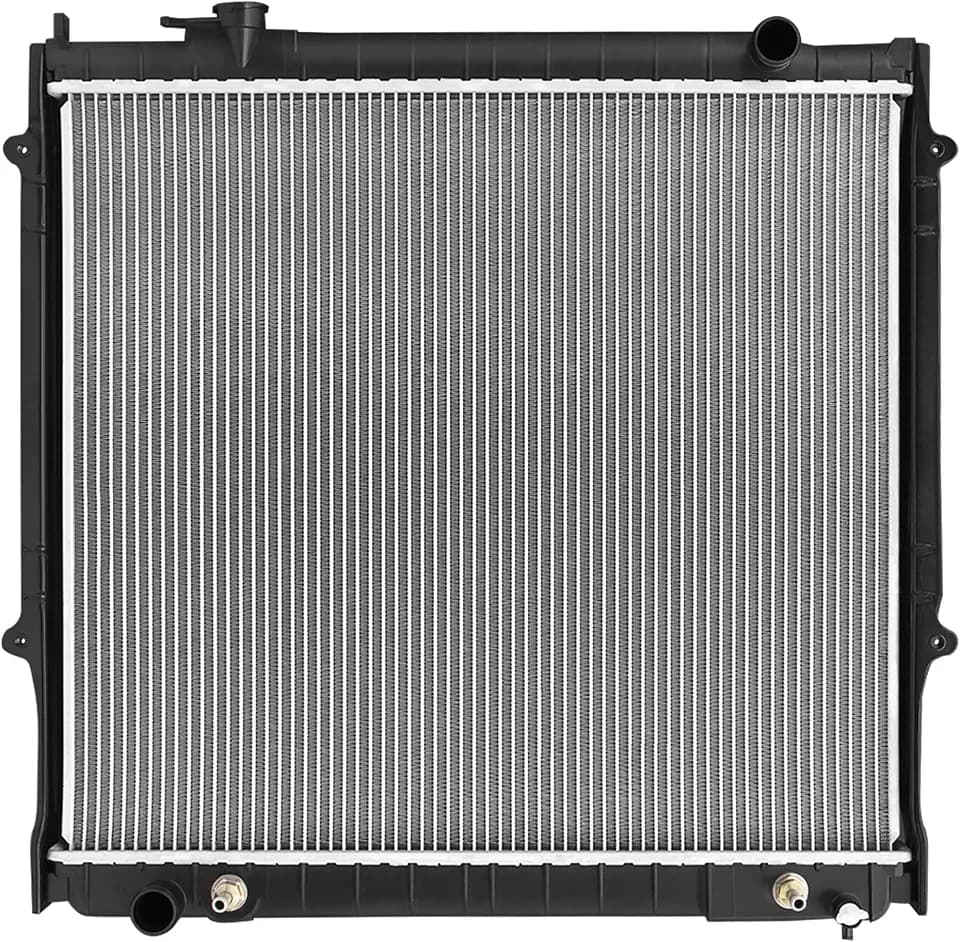 KUIPERAUTO 20.75'' Aluminum Radiator W/Oil Cooler Compatible for 1995-2004 Toyota Tacoma 2.4L 2.7L 3.4L L4 V6 Replace# CU1774 1641