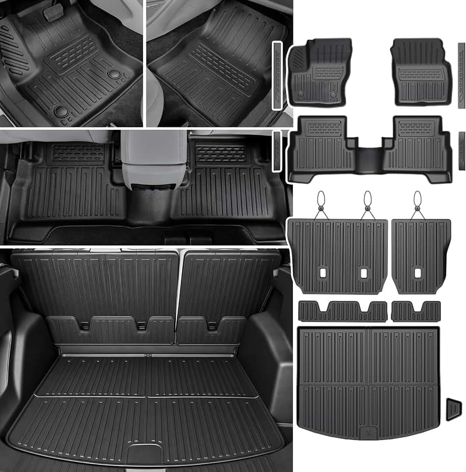 Floor Mats for Ford Escape 2013-2019 with Cargo Mat Backrest Mats