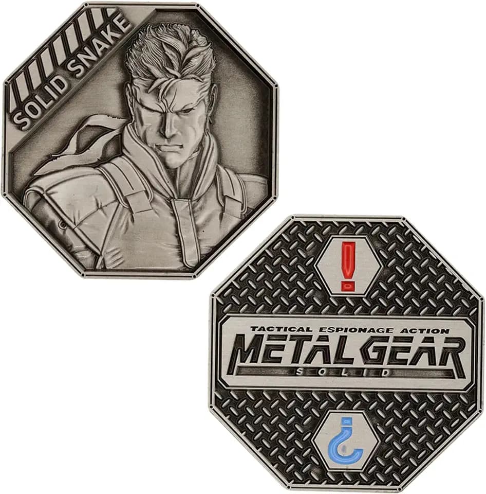 Metal Gear Solid Solid Snake Limited Edition Embossed Collectible Coin