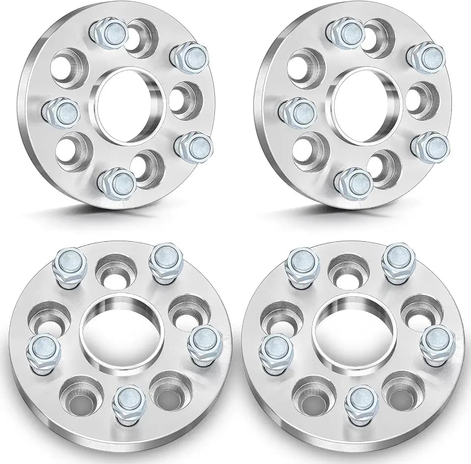 SCITOO 4 pcs 5LUG 20mm Wheel Spacers Adapters 5x100 to 5x112 with 14x1.5 Studs 57.1CB Compatible with for S4 1993-2008 for Tiguan 2009-2017 for 5000 1979-1988 Wheel spacers