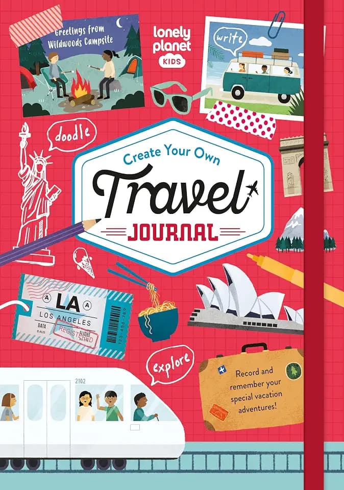 Lonely Planet Kids Create Your Own Travel Journal: 60 Ideas to Invent, Make & Play | Create Your Own Travel Bingo, Scavenger Hunt & Table Football | Includes Step by Step Photos
