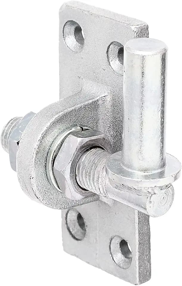 Alberts 318246 Kloben zum Anschrauben | verstellbar um 20 mm | galvanisch verzinkt, dickschichtpassiviert | Dornmaß Ø16 mm | Platte 105 x 45 mm