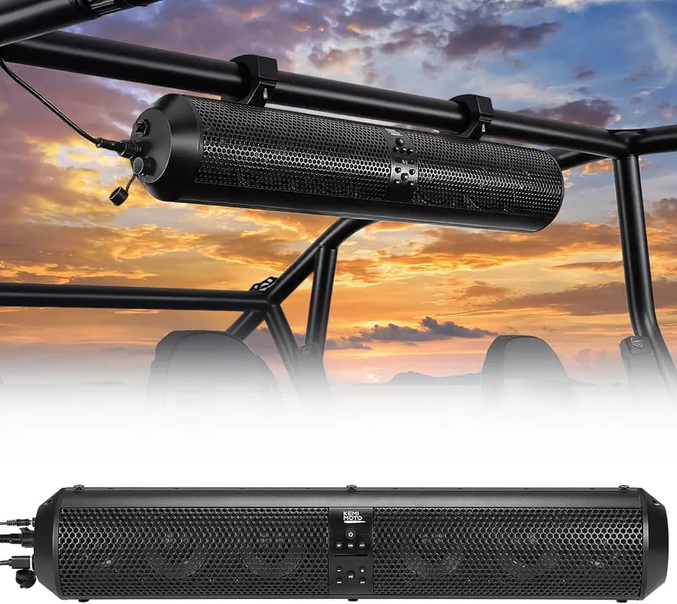 KEMIMOTO UTV/ATV Sound Bar 28 in Compatible with RZR for 1.56"- 2.25"