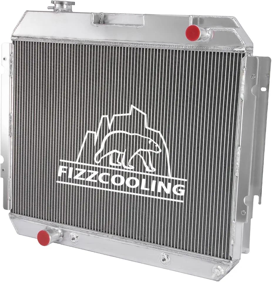 3 Row Aluminum Radiator For 1977-1988 79 Ford E-350 Econoline Club Wagon 7.5L V8, Replacement Radiator, Aluminum Radiator, Radiadores