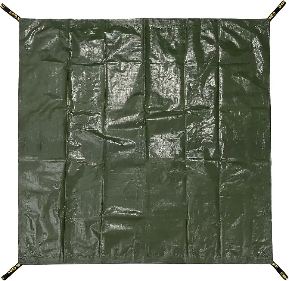 GUARD SHIELD Leaf Tarp with Handles, 6x6 Feet Tarps for Leaves, Heavy Duty Waterproof Tarps for Leaf Cleanup, Waste Debris Removal.