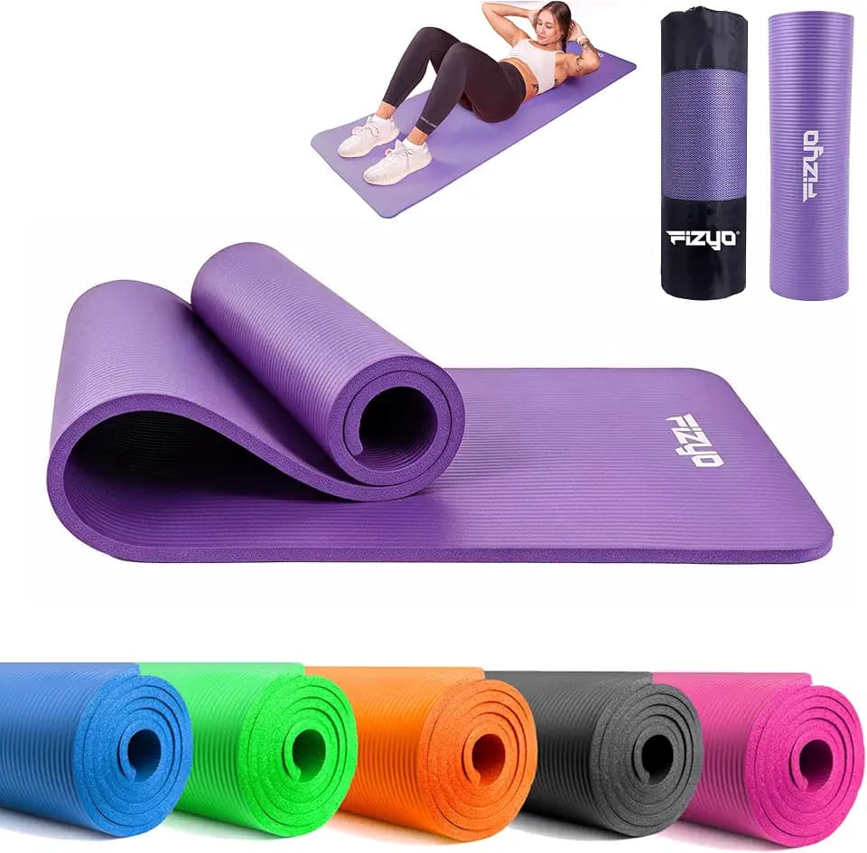FIZYO Yoga Matte 183 x 61 x 1 cm NBR, rutschfest, Yogamatte, Gymnastikmatte