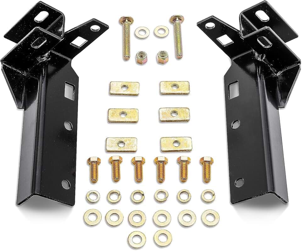 RealTruck BACKRACK Hardware Kit for use w/Standard Bed, Black, No Drill | 30228 | Fits 2022-2025 Toyota Tundra