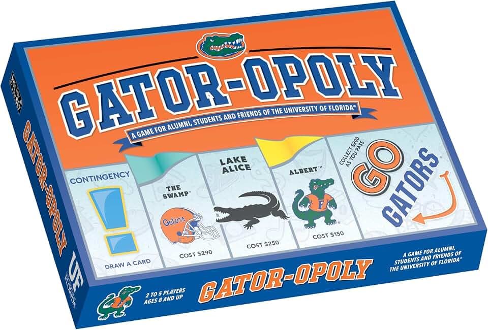 Late for the Sky Gatoropoly University of Florida College Board Game
