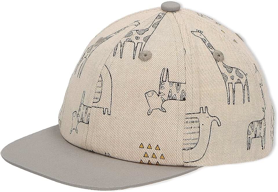 Sterntaler Basecap Safari - Jungen Baseball Cap aus Baumwollstoff mit Allover Druck - Sommer Cappy elastisch mit Gummizug - Sportive Baby und Kinder Schirmkappe UV-Schutz 15