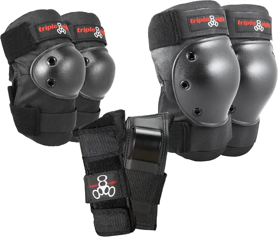 Triple Eight Saver Series Pad Set with Kneesavers, Elbowsavers and Wristsavers, Large