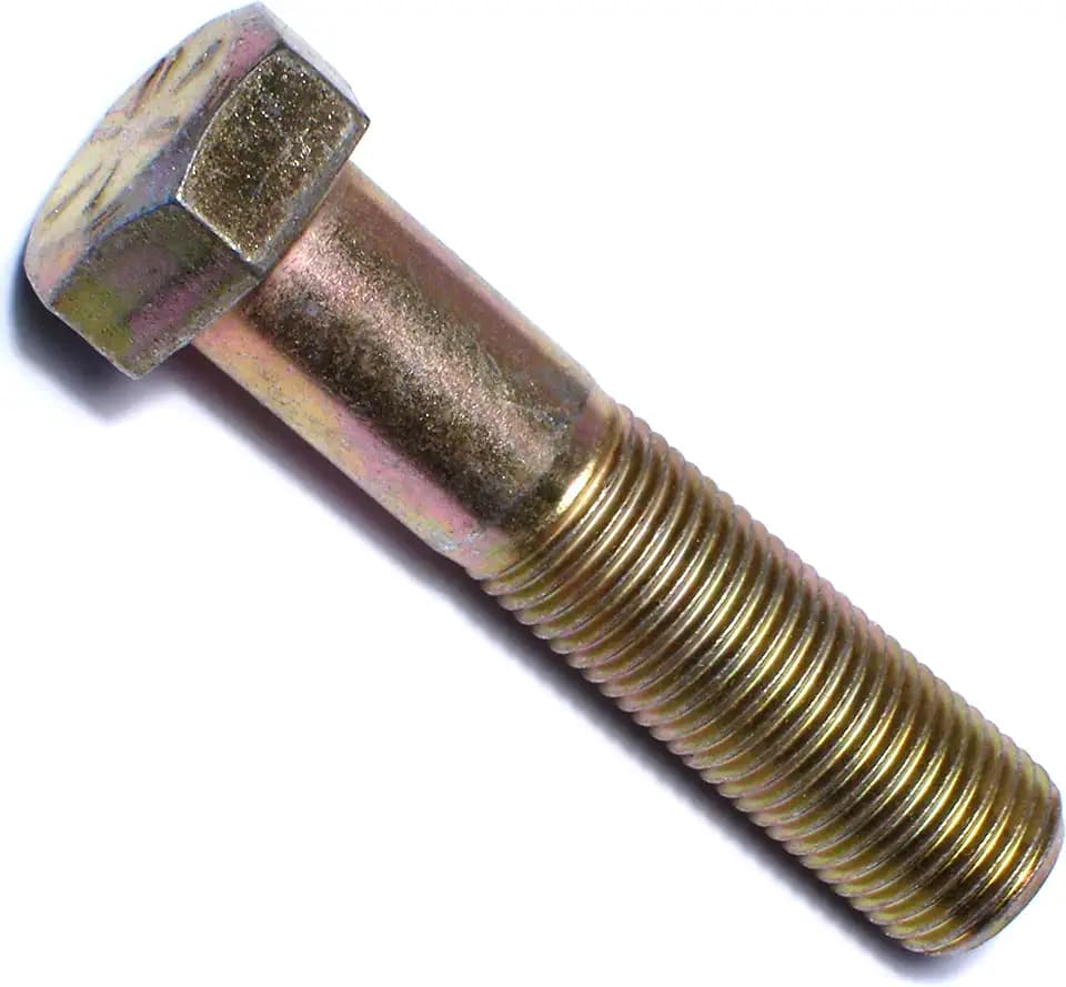 Hard-to-Find Fastener 014973254315 Grade 8 Fine Hex Cap Screws, 9/16-18 x 2-1/2, Piece-5,Yellow