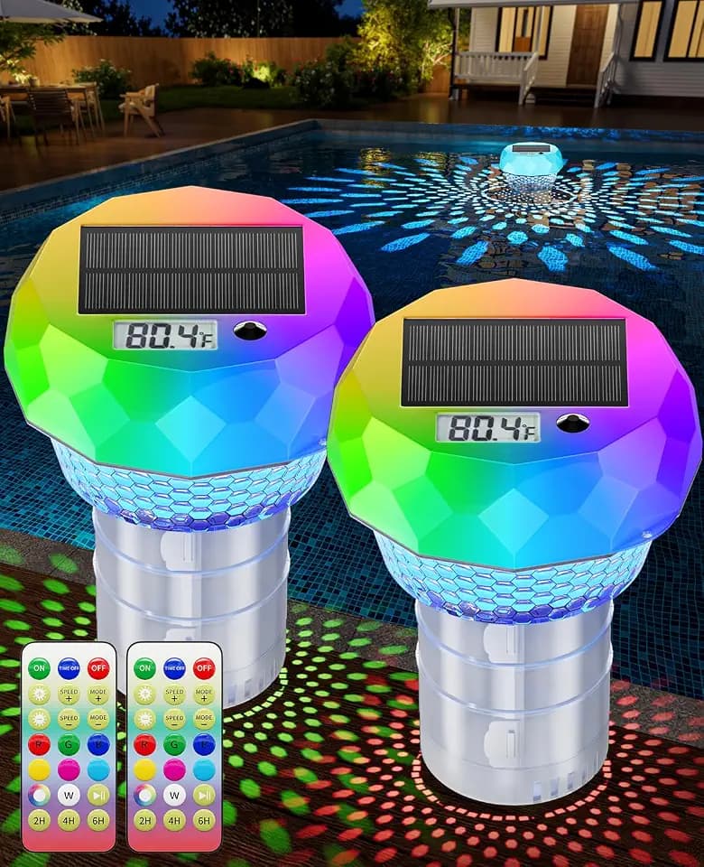 Solar Pool Chlorine Floater with Thermometer Floating Holder