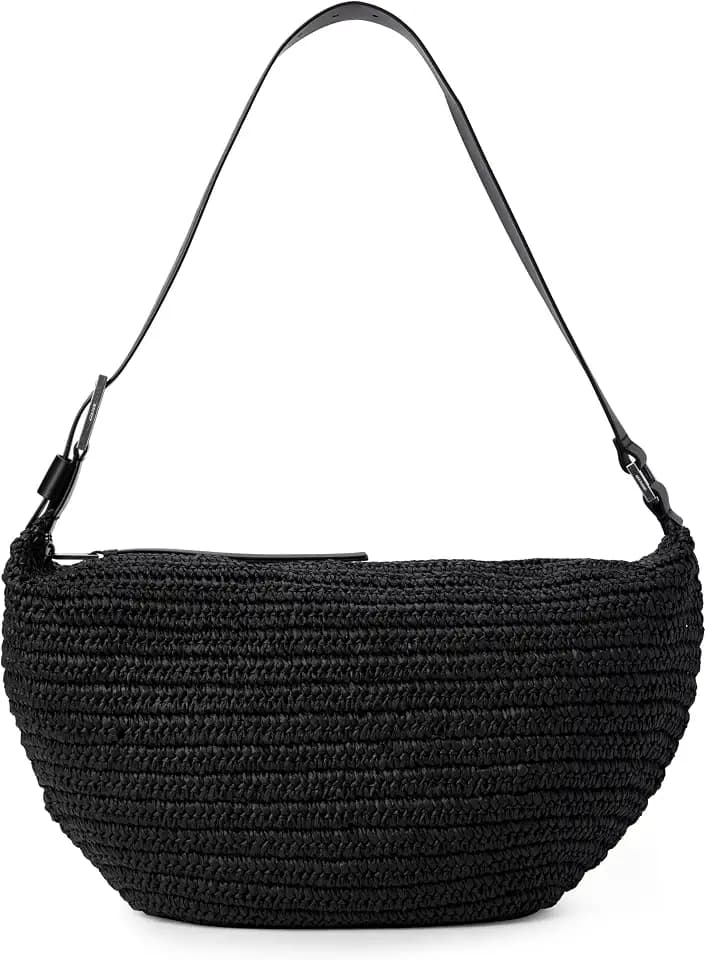 AllSaints Women's Luna Paper Shldr Black One Size