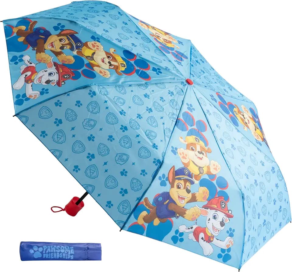 Undercover - faltbarer Regenschirm – Taschenschirm mit Schutzhülle - 94 cm Durchmesser - Leichtgewicht und ideal für Kinderhände