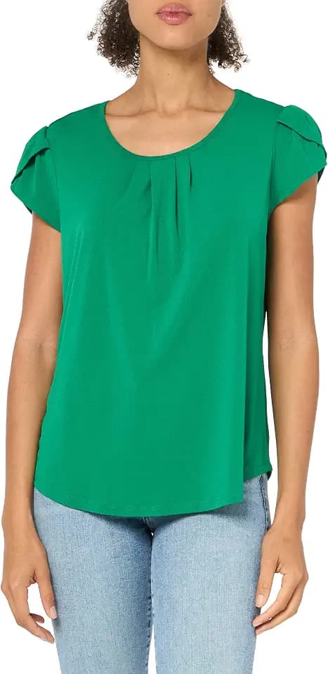Adrianna Papell Women's Tulip Sleeve Knit Top