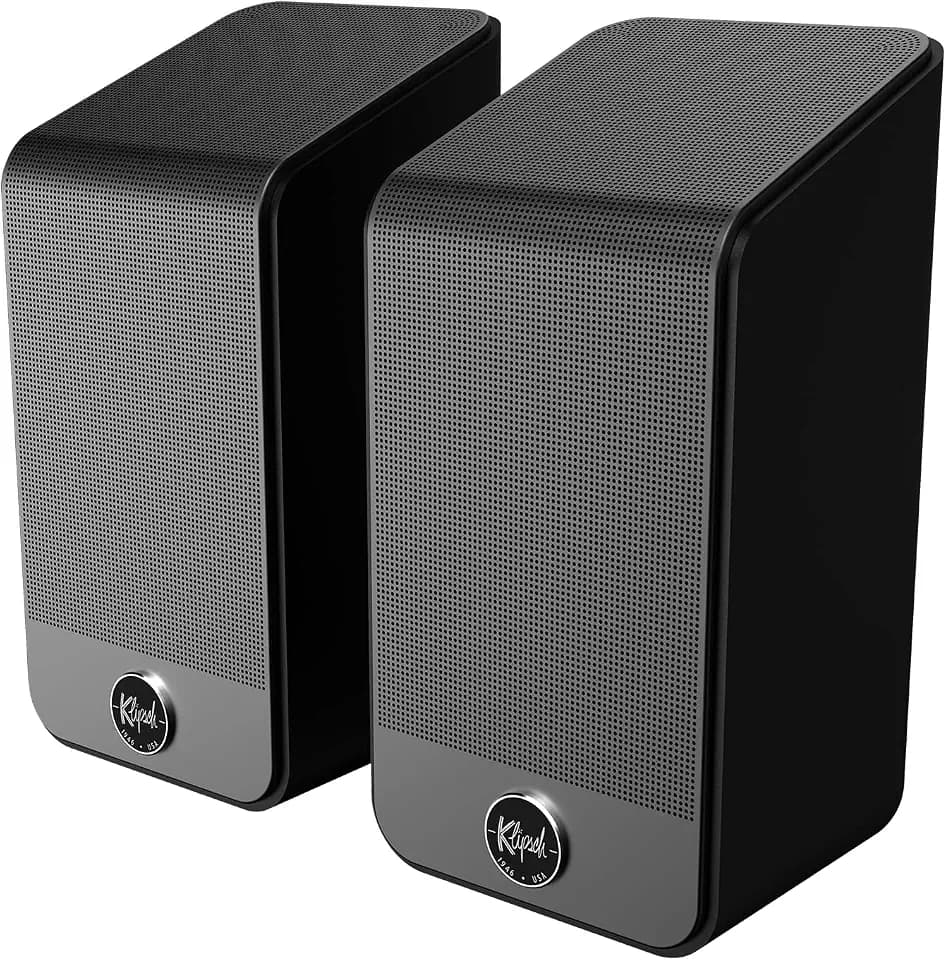 Klipsch Flexus SURR 200 Dolby Atmos Enhanced Surround Speakers - Black. Works Exclusively with Klipsch Flexus Sound Bars