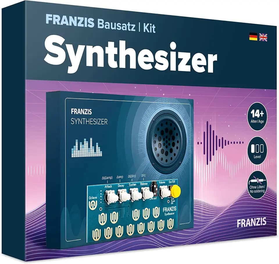 FRANZIS 67196 - Synthesizer Bausatz Zum Selberbauen, Ohne Löten
