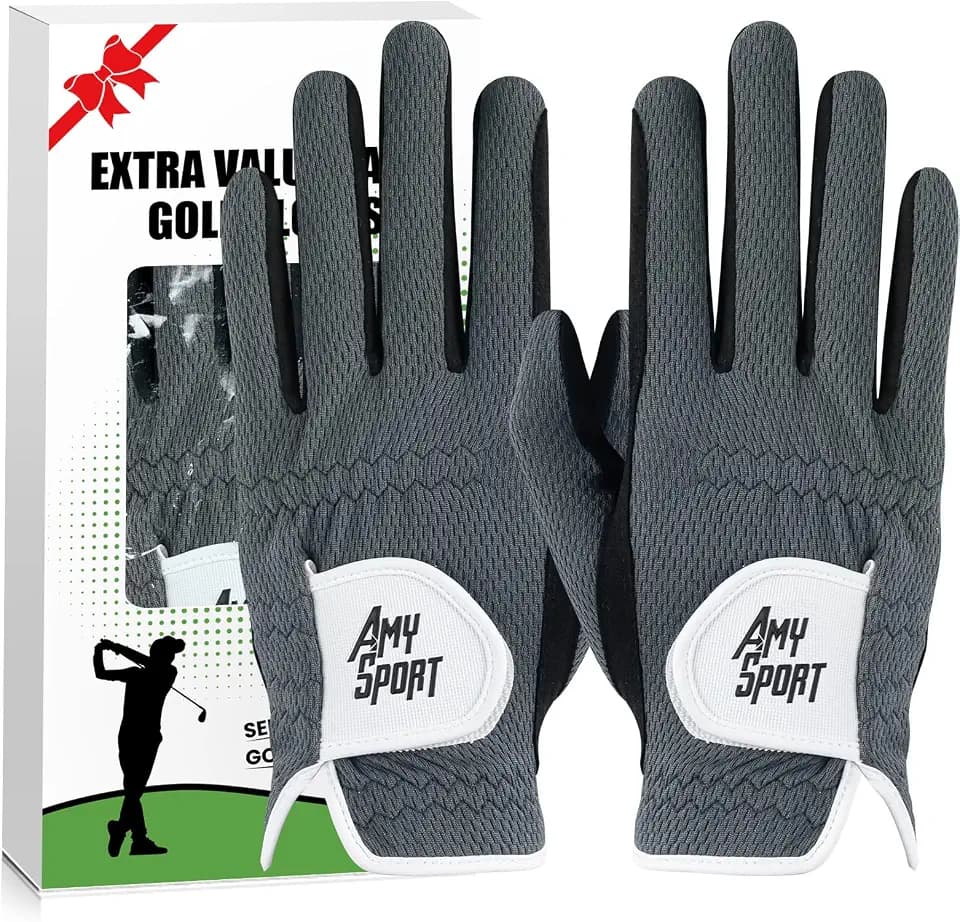 Amy Sport Golf Gloves Men Rain Grip 1 Pair