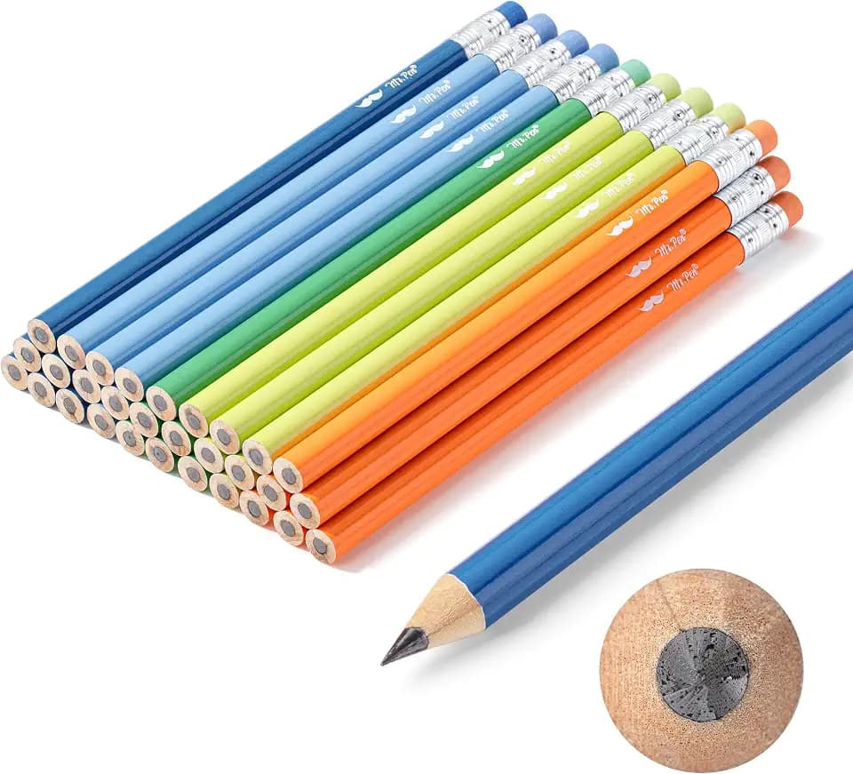 Mr. Pen- Jumbo Pencils, 30 Pack, Colorful Barrels