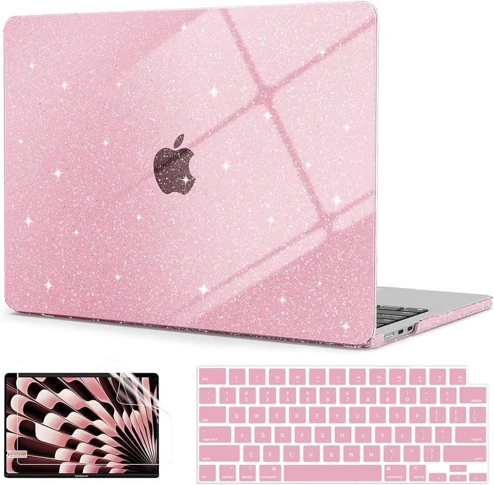 G JGOO Compatible with MacBook Air 13 inch Case 2026 2025-2022 M5 M4 M3 M2