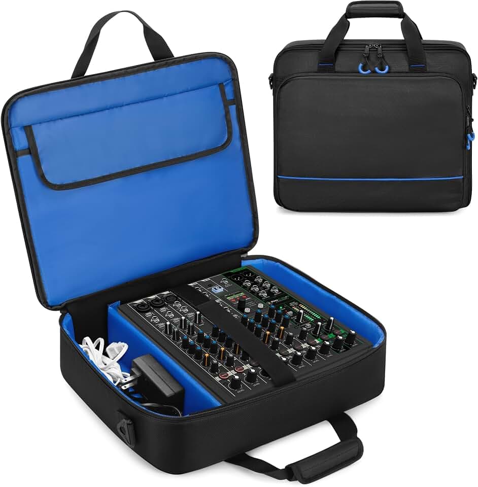 PGmoon Mixer Travel Bag Compatible with Mackie ProFX12v3/ProFX10v3