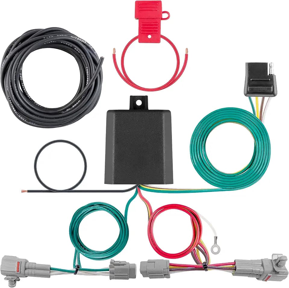 CURT 56444 Vehicle-Side Custom 4-Pin Trailer Wiring Harness, Fits Select Subaru Legacy