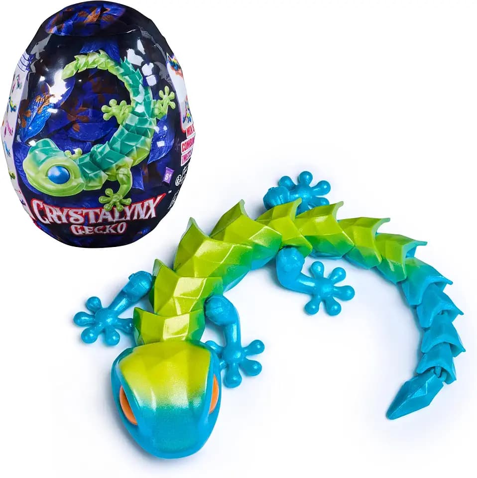 Gecko 9-inch Articulated Figure, Blind Box Fidget Toy, Ages 8+