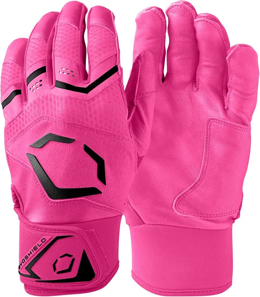 EvoShield | Youth | Carbyne Batting Gloves for Baseball + Softball | Multiple Colors + Sizes