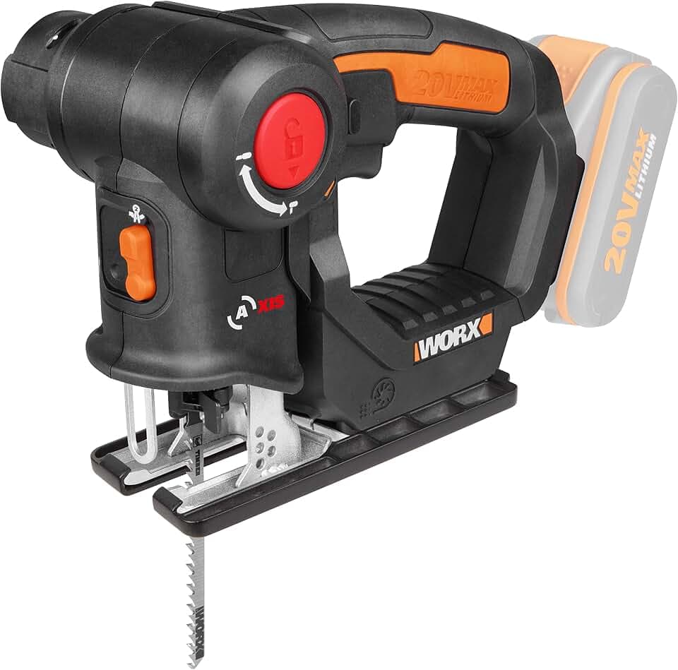 WORX WX550.9 2-in-1 Akku Universalsäge 20V, ohne Akku & Ladegerät