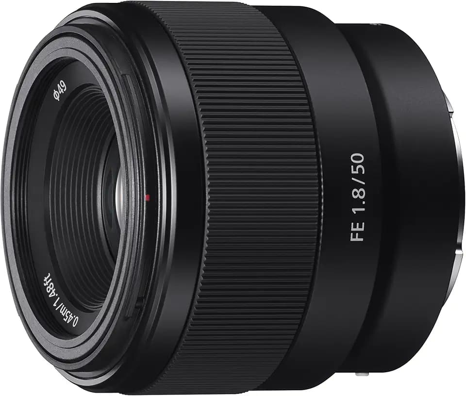 Sony - FE 50mm F1.8 Standard Lens (SEL50F18F/2), Black