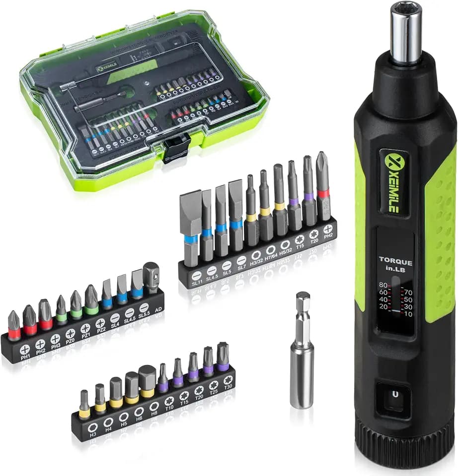 32Pcs Torque Screwdriver, 10-80In-lb for Maintenance, Gunsmithing