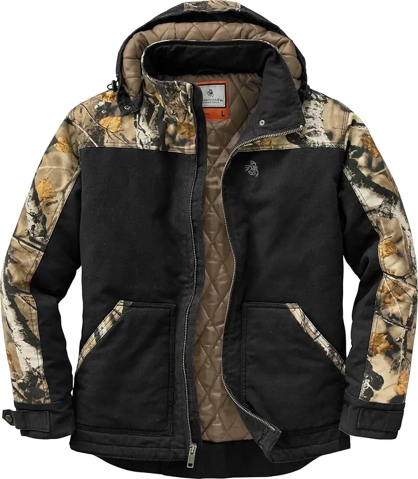 Legendary Whitetails Mens Work Coat Heavyweight Canvas Insulated Jacket