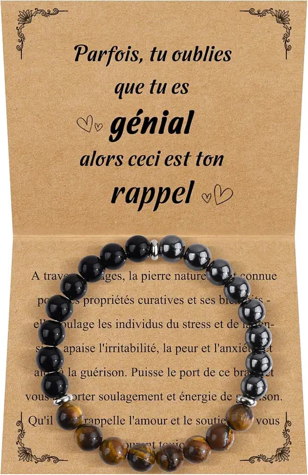 CheersLife Männer Armband Jungen Geschenk für Brüder Sohn Freund FR