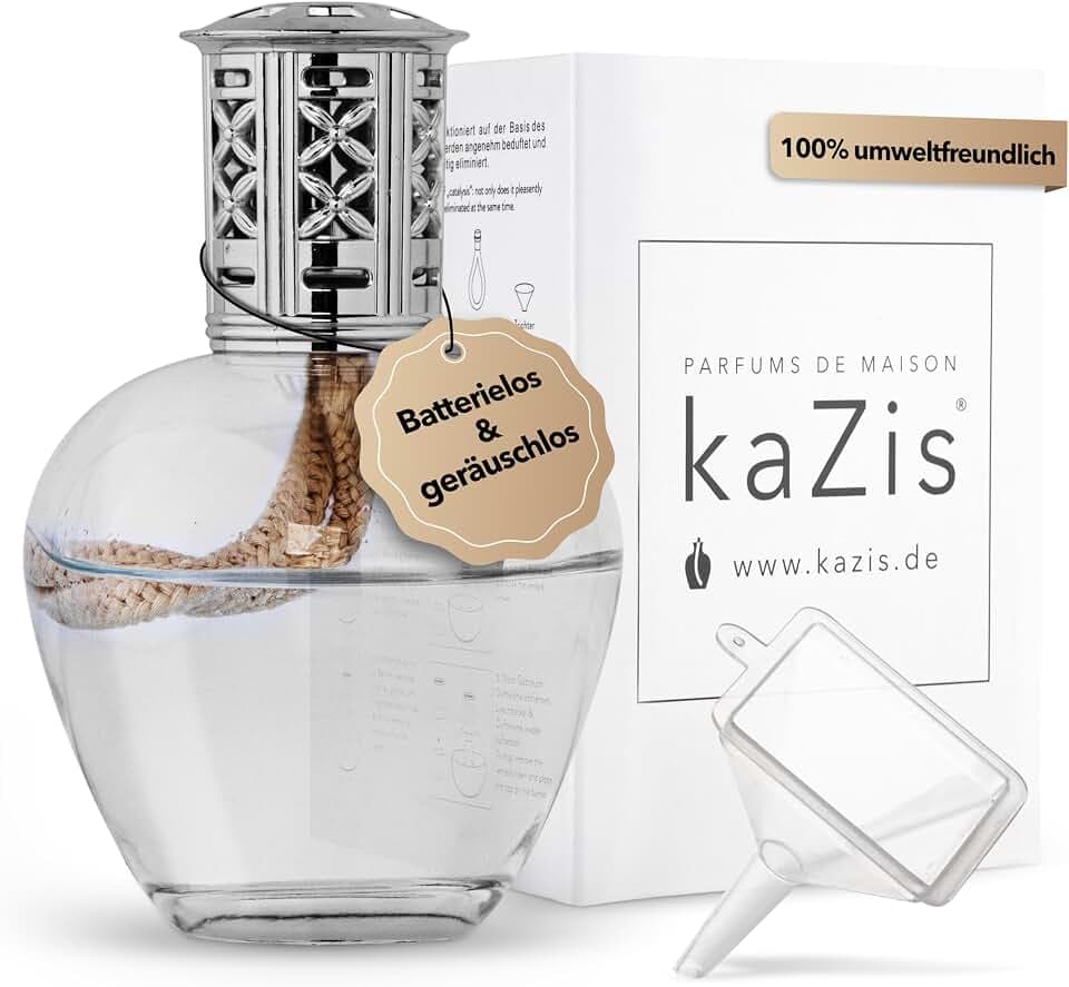 KAZIS® I Katalytische Lampe Viktoria I Duftlampe I transparent