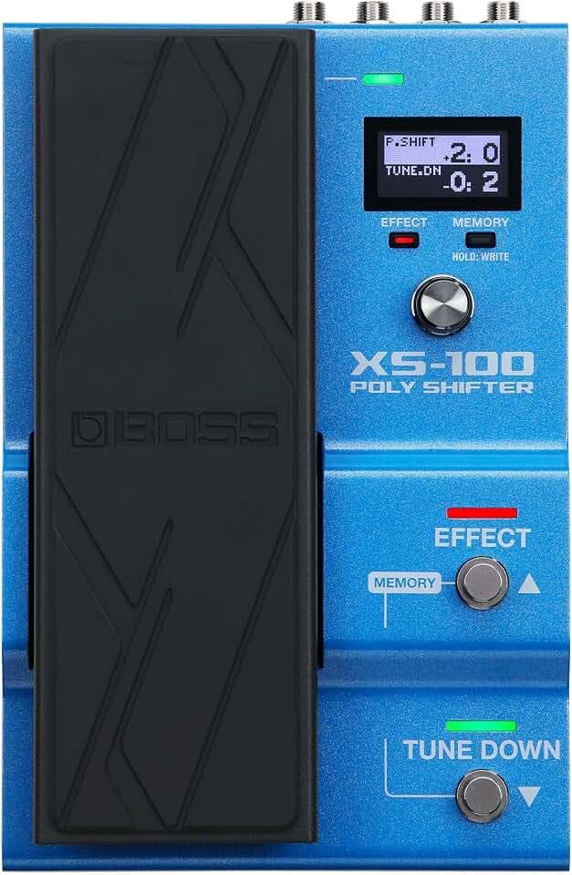BOSS XS-100, Moderne Pitch-Shifting-Workstation mit umfangreichen Steuerungsoptionen und einer Bandbreite von acht Oktaven