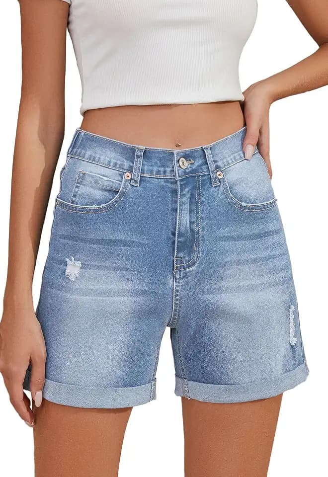 Alaster Queen Damen Shorts Lose Beiläufige Sommer Kurze Hosen Damen Mit Taschen Shorts