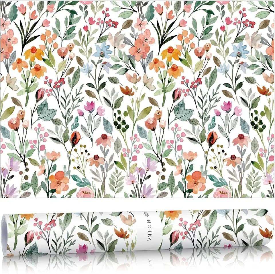 Gersoniel 10 Sheets Scented Drawer Liners, Lavender, Colorful Pattern