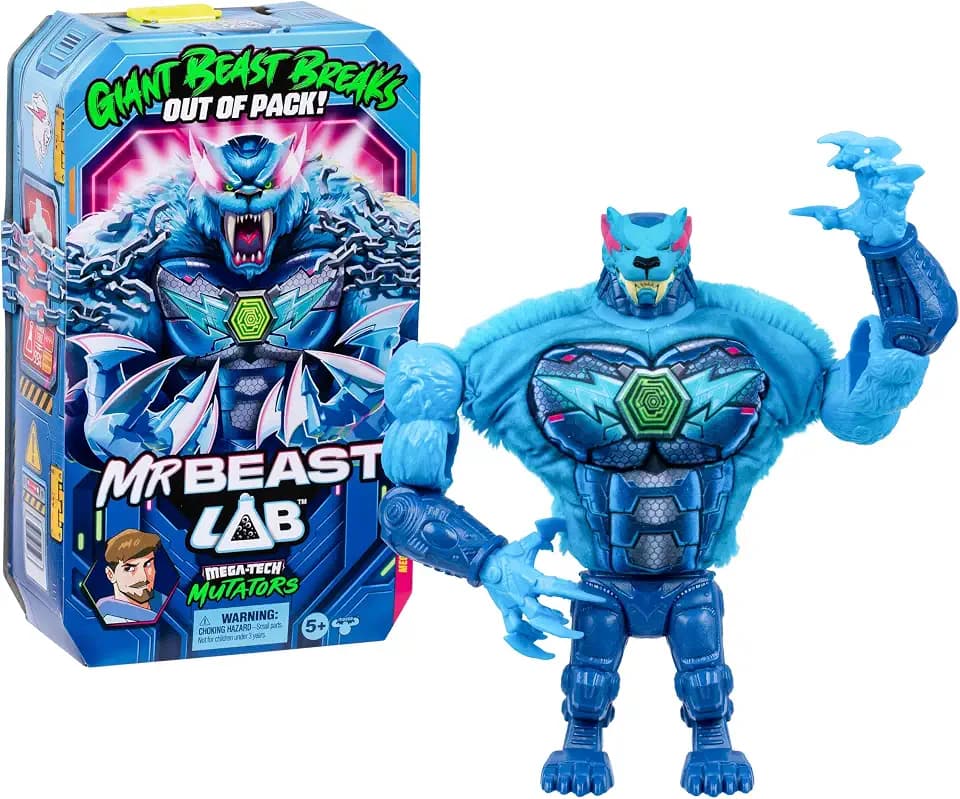 MRBEAST LAB MEGA-TECH Mutator Panthar, Action Figures