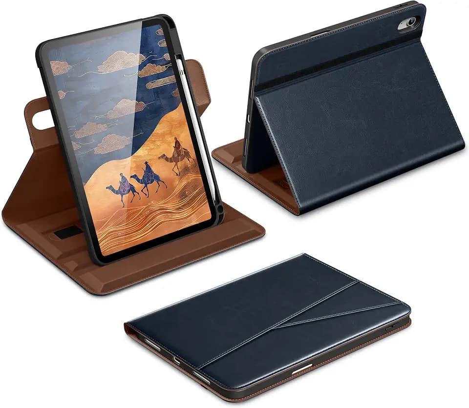 DTTO for iPad A16 Case, for iPad 11th/10th Gen Case (2025/2022), Blue