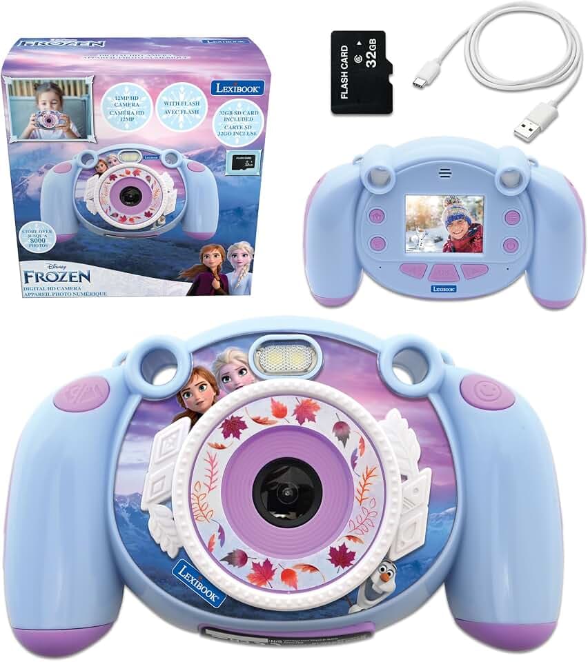 Lexibook, Die Eiskönigin, Digitale Kinderkamera, DJ080FZ