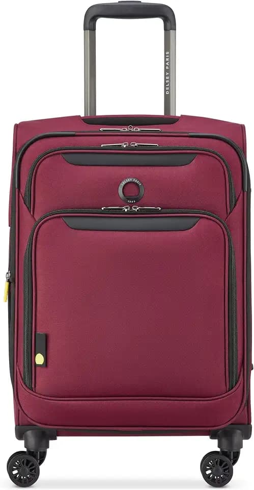 DELSEY PARIS Sky Max 3.0, 21 Inch Carry-On Luggage, Burgundy