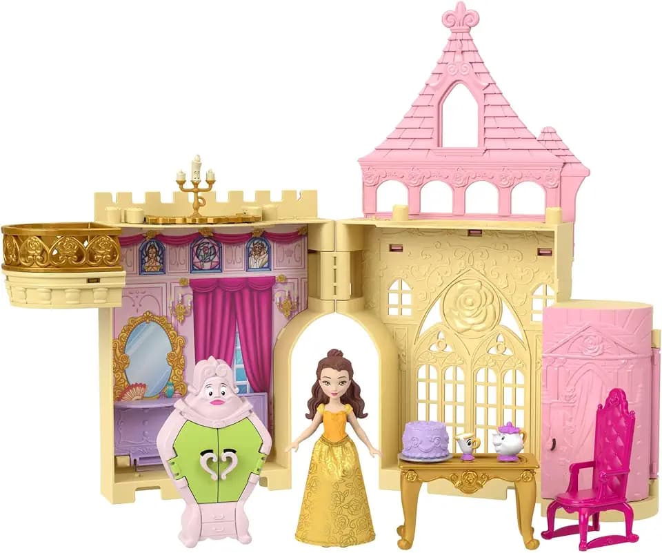 Mattel Disney Princess Belle Storytime Stackers Puppenhaus Spielset