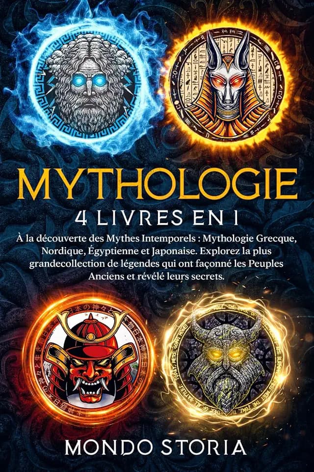 MYTHOLOGIE - 4 Livres en 1: À la découverte des Mythes Intemporels : Mythologie Grecque, Nordique, Égyptienne et Japonaise. Explorez la plus ... les Peuples Anciens et révélé leurs secrets.