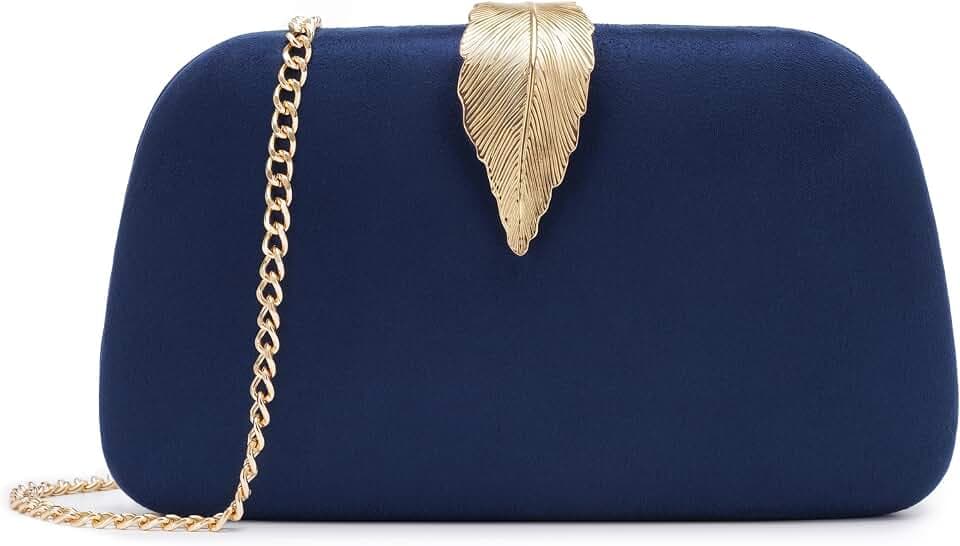 Clutch Taschen Für Frauen Wildleder Party Abendtasche Metallischen Verschluss