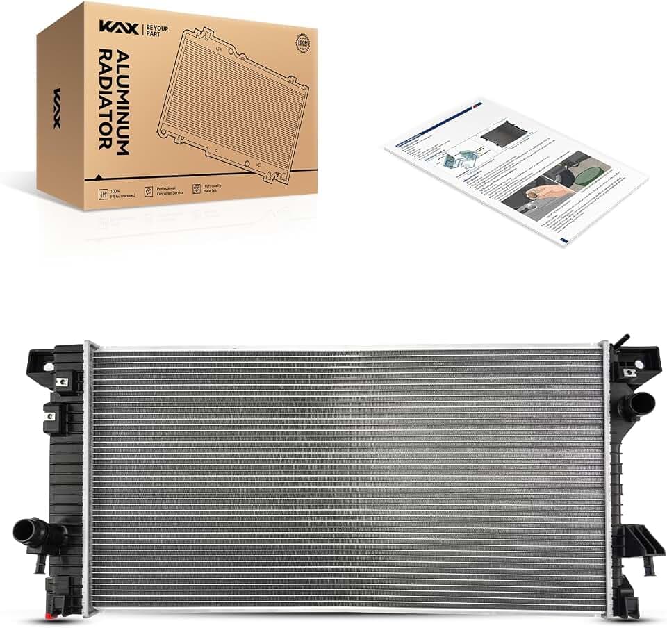 KAX Engine Cooling Radiator Replacement for 2015-2016 F-150(To 07/17/2017)